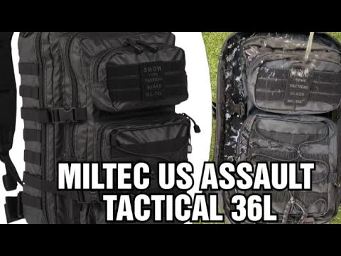 Mochila Miltec US Assault Tactical de 36litros. (El accesorio policial que  más vas a utilizar) 