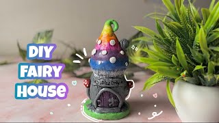 Fairy house made with waste materials | Simple DIY fairy house |