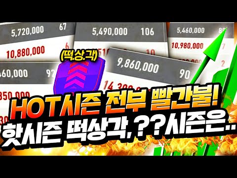 긴급상황, 핫시즌 매물 올빨간불, 앞으로 시세는? 이제 ??시즌은 떡락각입니다. 피파4