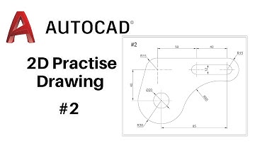 AutoCAD 2D Exercise Tutorial - #2 - Basics To Advance in Hindi