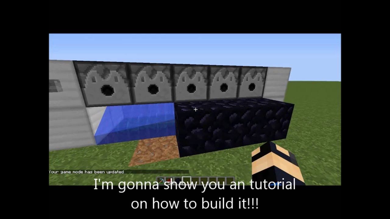Minecraft | Tutorial #1 | Obsidian Generator - YouTube