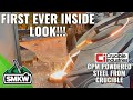 NEW FIRST HAND LOOK AT HOW KNIFE STEEL IS MADE