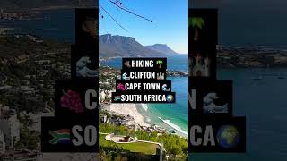 ?HIKING  CLIFTON CAPE TOWN ??SOUTH AFRICA #shorts #ChasingAfrica #CAcapeTown