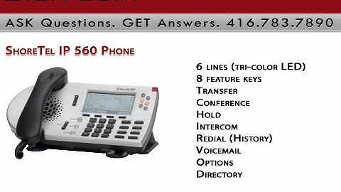 ShoreTel IP 560 Phone Digitcom.ca Business Phone Systems