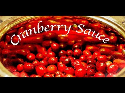 How To Make Cranberry Sauce ~ simple, easy & delicious recipe