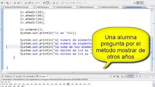 Tipo List en Java. Ejercicio ListaValores (y VII) (Clase Test) Profile