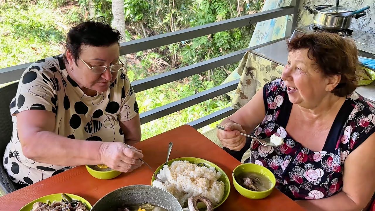 RUSSIAN GRANDMOTHERS ARE DELIGHTED WITH BULALO