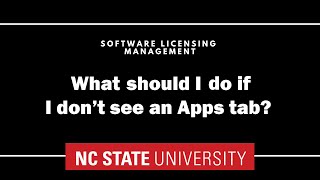 What should I do if I don't see an Apps tab for Adobe Creative Cloud