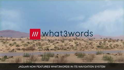 How To | Jaguar Navigation with what3words