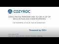 Using the File Transfer Task to get File Properties. COZYROC File Transfer task video.