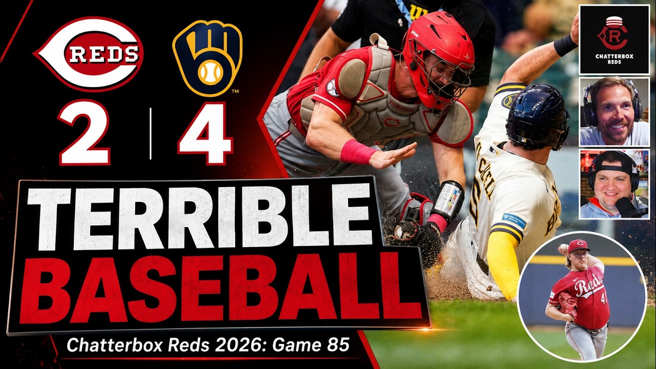 Cincinnati Reds fall to 0-6 vs Milwaukee Brewers LIVE MLB Postgame Show Stream | Recap, Highlight