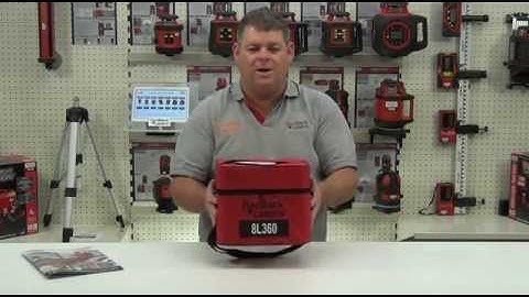 RedBack Lasers 8L360 Multiline 360 degree laser level - Unboxing