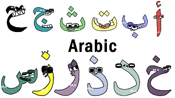 Alphabet Lore But It Is Arabic Alphabet ( Full Version )