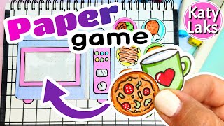 Paper Game/MICROWAVE DIY/Cute Paper Kitchen