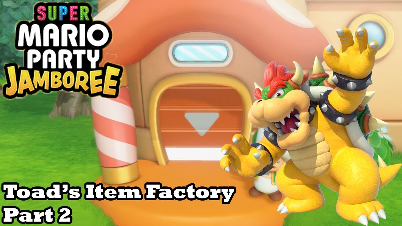 Слим играет в Super Mario Party Jamboree - Фабрика предметов Тоада - Часть 2/2