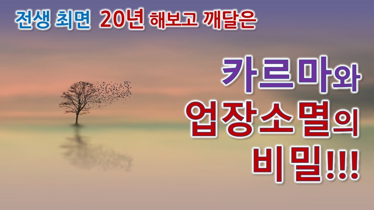 전생최면 그만하게 된 사연 대공개! 카르마를 해결하고 싶다면 이 2가지 무기를 잘 활용해 보세요!