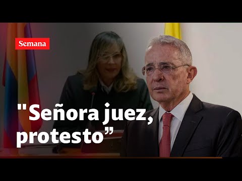Uribe: "Señora juez, PROTESTO enérgicamente por este tratamiento a mis hijos"