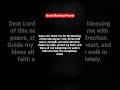 Good morning prayer #goodmorningprayer #MorningPrayer #faith #fypシ #viral #amen #usa #canada #uk
