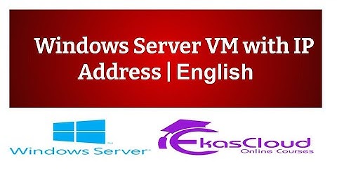 #Windows Server VM with IP Address | Ekascloud | English