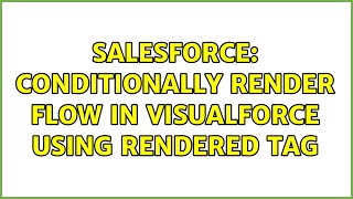 Salesforce: conditionally render flow in VisualForce using Rendered tag