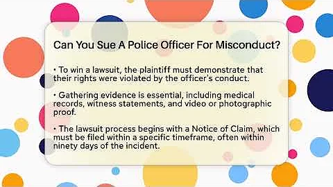 Can You Sue A Police Officer For Misconduct? - Law Enforcement Insider