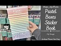 NEW Pastel Boxes Sticker Book | Flip Through | Mojo_JojoPlans