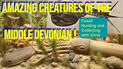 Amazing Creatures of the Middle Devonian !  Fossil Hunting and Fossil Collecting with Chris