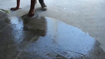 Como alisar concreto depois de seco?