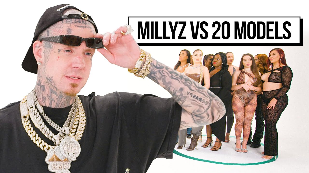 American Rapper vs 20 British models | The One with Millyz
