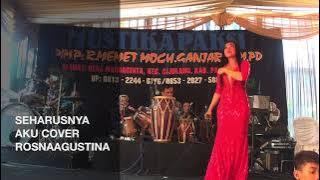 Seharusnya Aku Cover Rosna Agustina (LIVE SHOW NUSAWIRU PANGANDARAN)