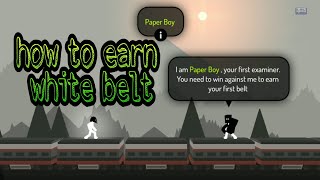 How to win white belt | stick fight shadow screenshot 5