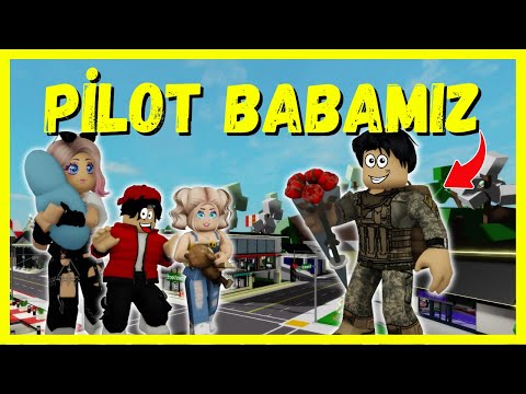 💫EVLATLIK ÇOCUKLAR👦PİLOT BABAMIZ GELDİ🏫ROBLOX Brookhaven🏡RP