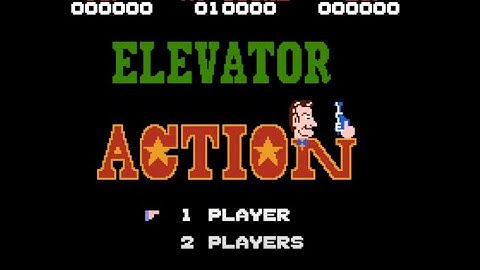 Elevator Action - Nintendo Entertainment System - Intro & Title Screen