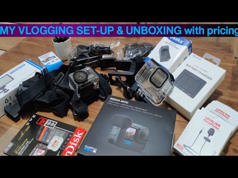 My Vlogging set-up & unboxing with pricing - YouTube