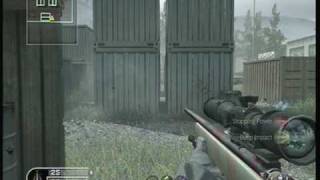 cod4 1v1 sniper battle (quality test)