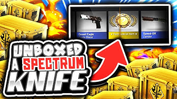 FINALLY UNBOXED A SPECTRUM KNIFE! (Spectrum Case Knife Unboxing)