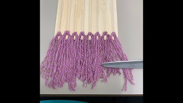 Olean Public Library Presents: Fringe on your tapestry loom, or Rya Knots