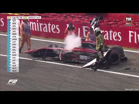 2017 F2 Spa Race 2 - Nobuharu Matsushita Big Crash