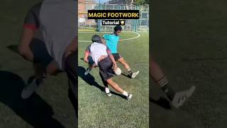 MAGIC FOOTWORK. TUTORIAL🌟 #football #footballskills #skills ⚽️