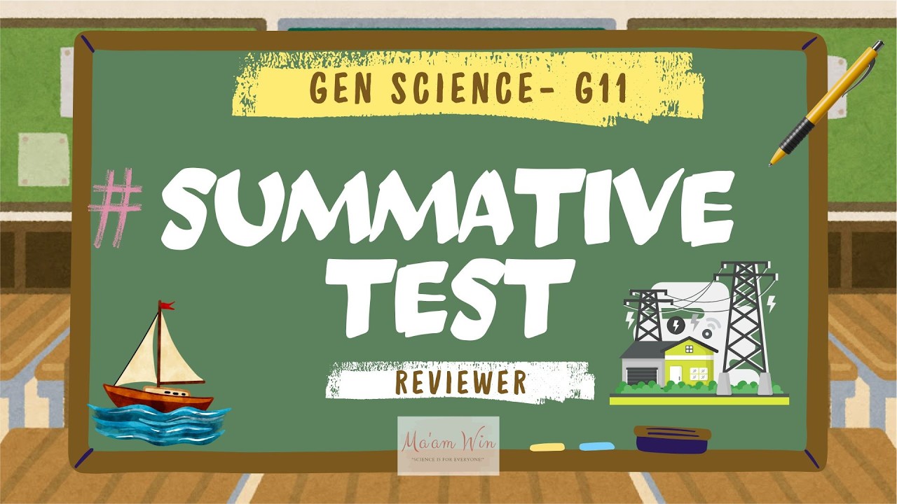 Summative Test No. 2- Gen Science Grade 11 Reviewer- Strengthened SHS Curriculum #testpreparation