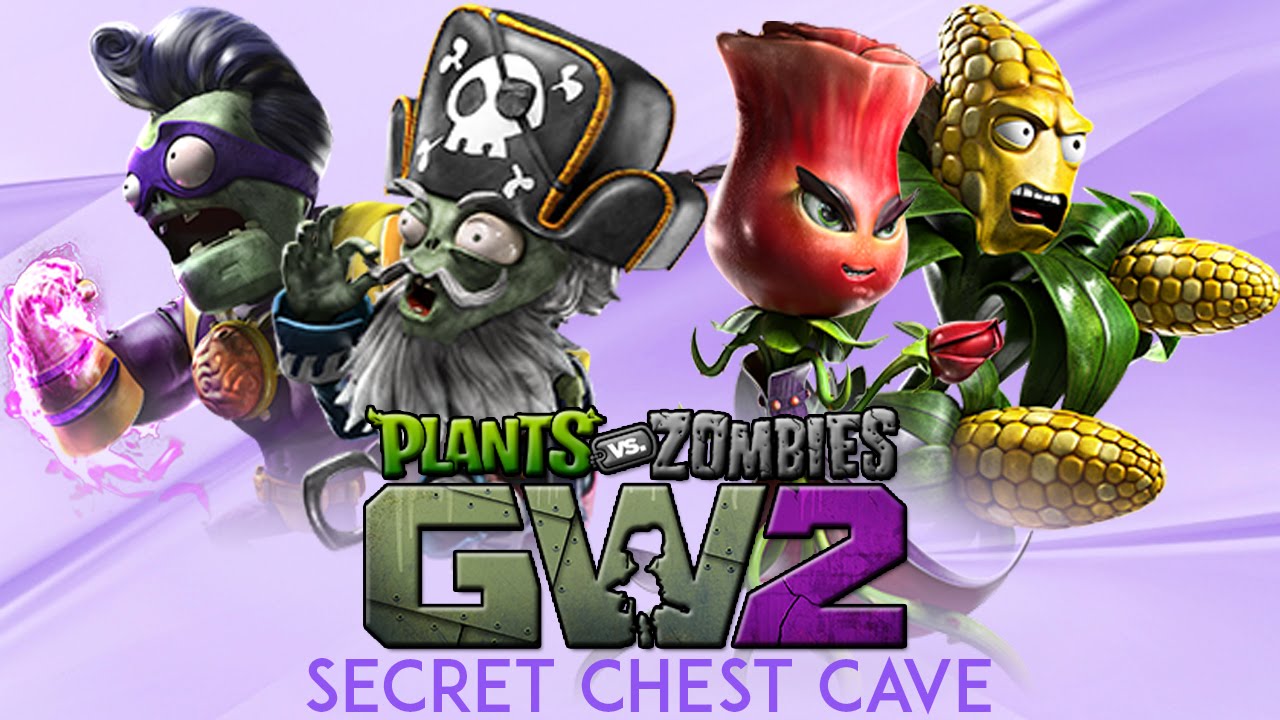 Plants Vs Zombies GW2 Secret Cave, 50,000 Coin Chest YouTube