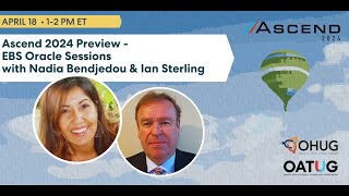 Ascend Oracle Users Conference EBS  Preview