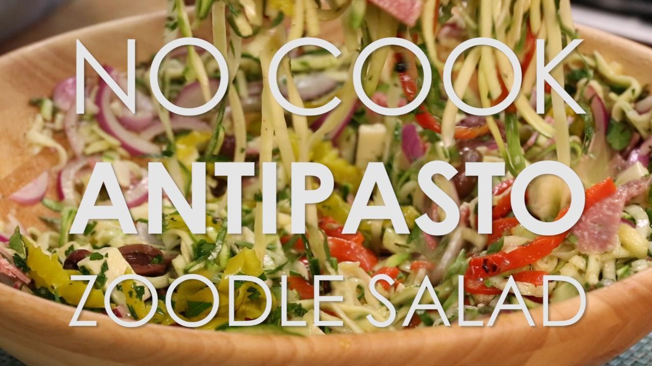 No Cook Antipasto Zoodles | Rachael Ray Show