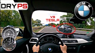 BMW 320d GT F34 - TOP SPEED DRIVE ON GERMAN AUTOBAHN - POV