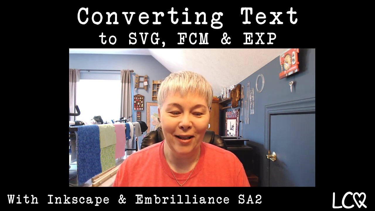 Converting Text to SVG, FCM & EXP with Inkscape and Embrilliance SA2 
