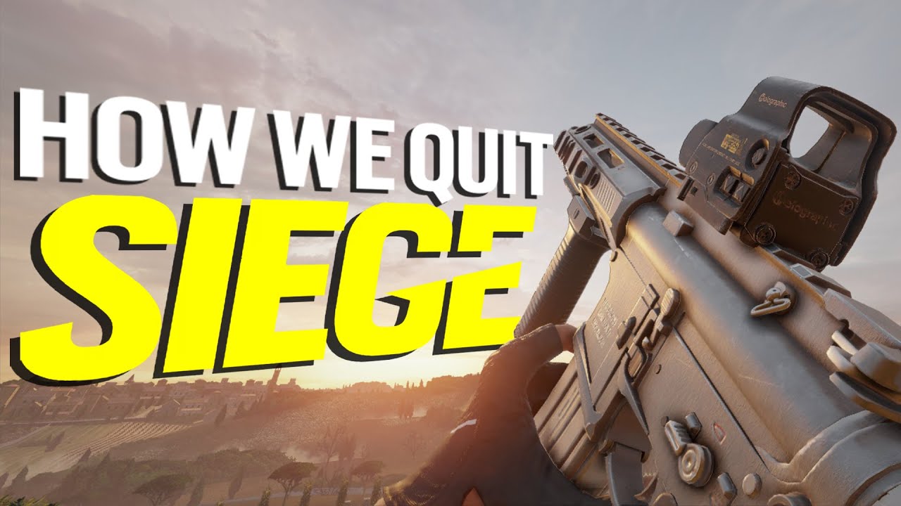 How we ended up quitting Rainbow Six Siege
