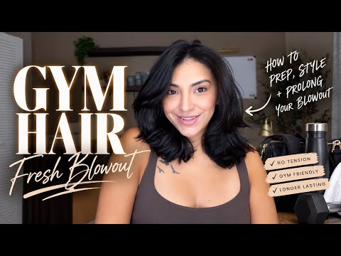 How I Protect a Fresh Blowout at the Gym | No Creases, Less Sweat & Longer-Lasting Hair