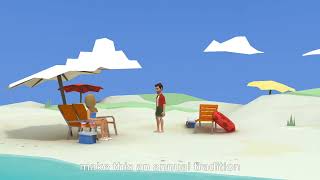 English Conversation (Beach Vacation Bliss) @english.tangerineacademy