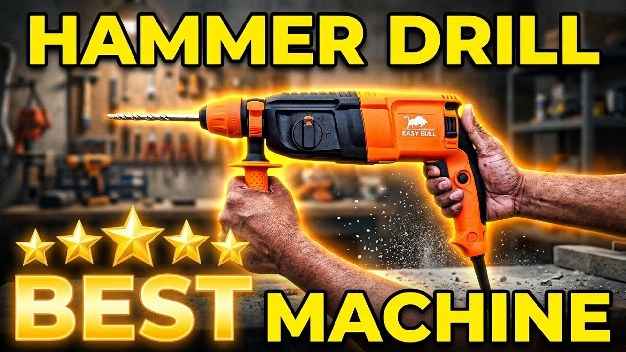 Hammer Drill Machine Unboxing & review | best rotary hammer drill ...
