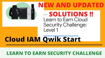 Cloud IAM Qwik Start Level 1 || Lab 1 || GSP064